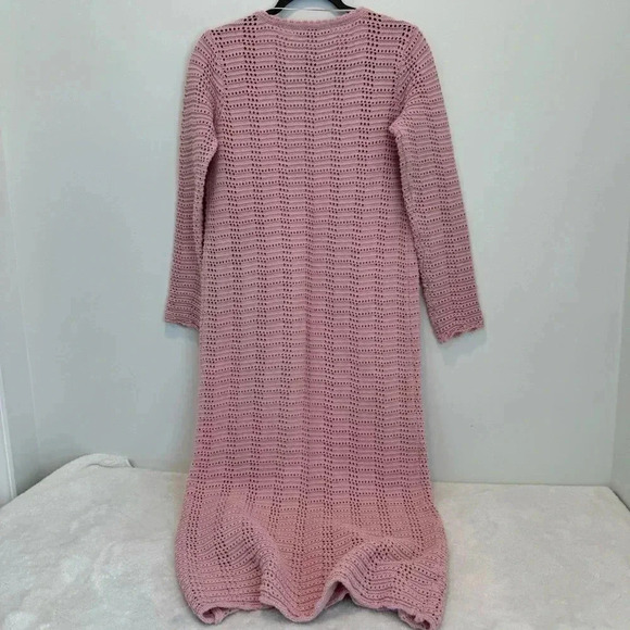 Free People Beach Fauchet Maxi Open Knit Cardigan Sweater size XS - Picture 8 of 14